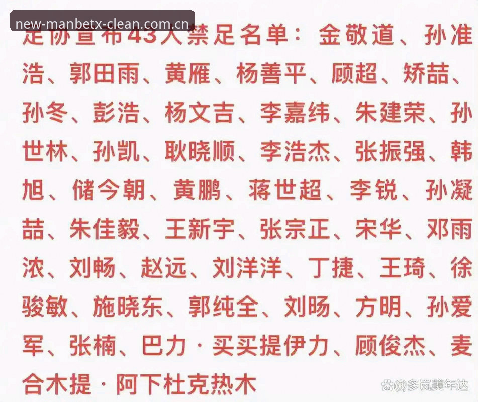 3大变化！足协第三批禁足名单公布，17人终身禁足背后的行业震荡